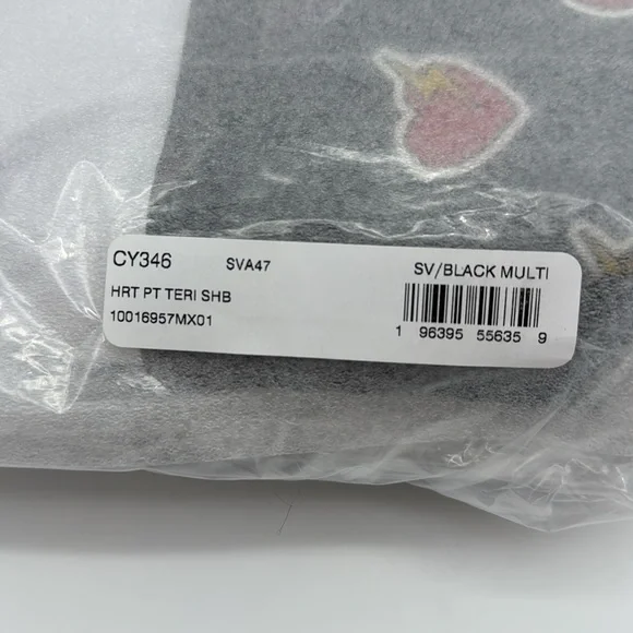 Coach Teri Shoulder Bag With Heart Bolt Print - Picture 10 of 14